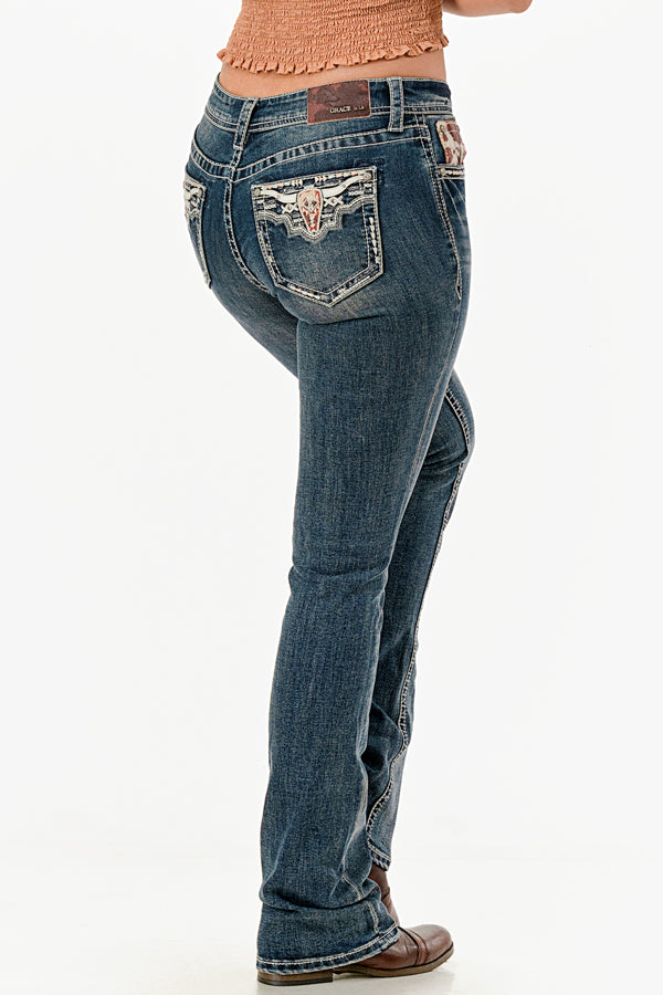 Steer Head Modify Bootcut Jeans Grace in LA