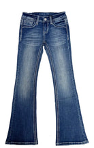 Aztec Embroidered Girls Bootcut Jeans Grace in LA GIRLS