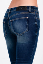 Basic Soft Denim Mid Rise Skinny Jeans Grace in LA