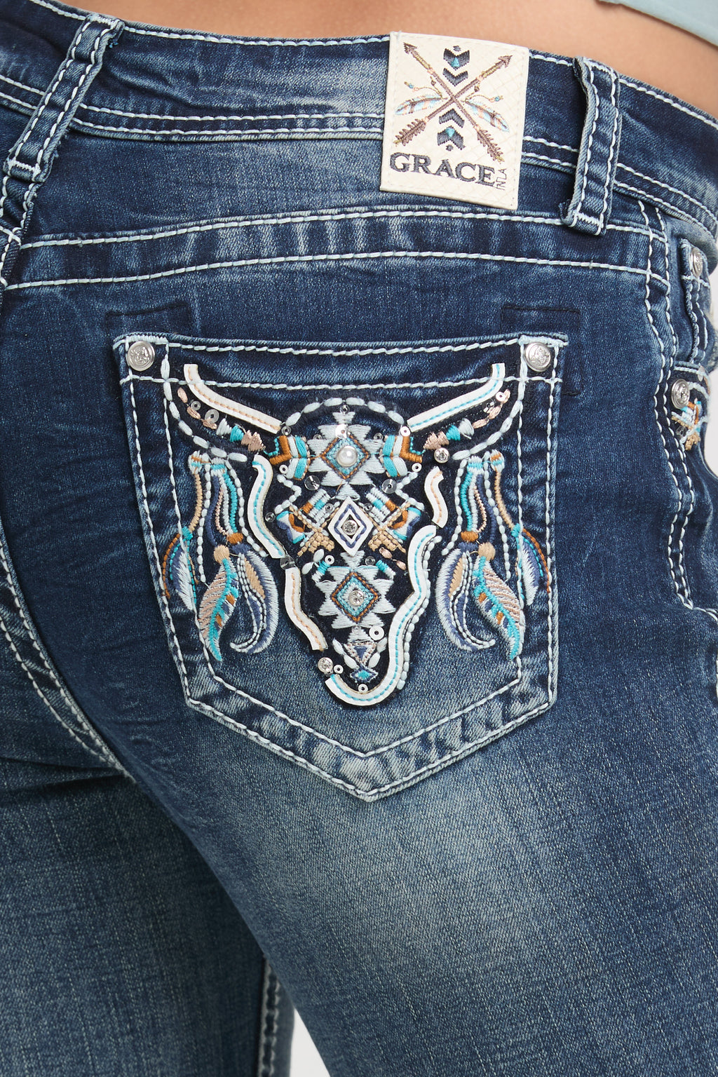 Steer Head Modify Bootcut  Jeans