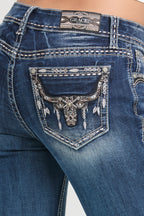 Steer Head Modify Bootcut Jeans