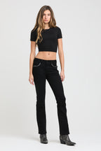 Aztec Modify Black Bootcut Jeans