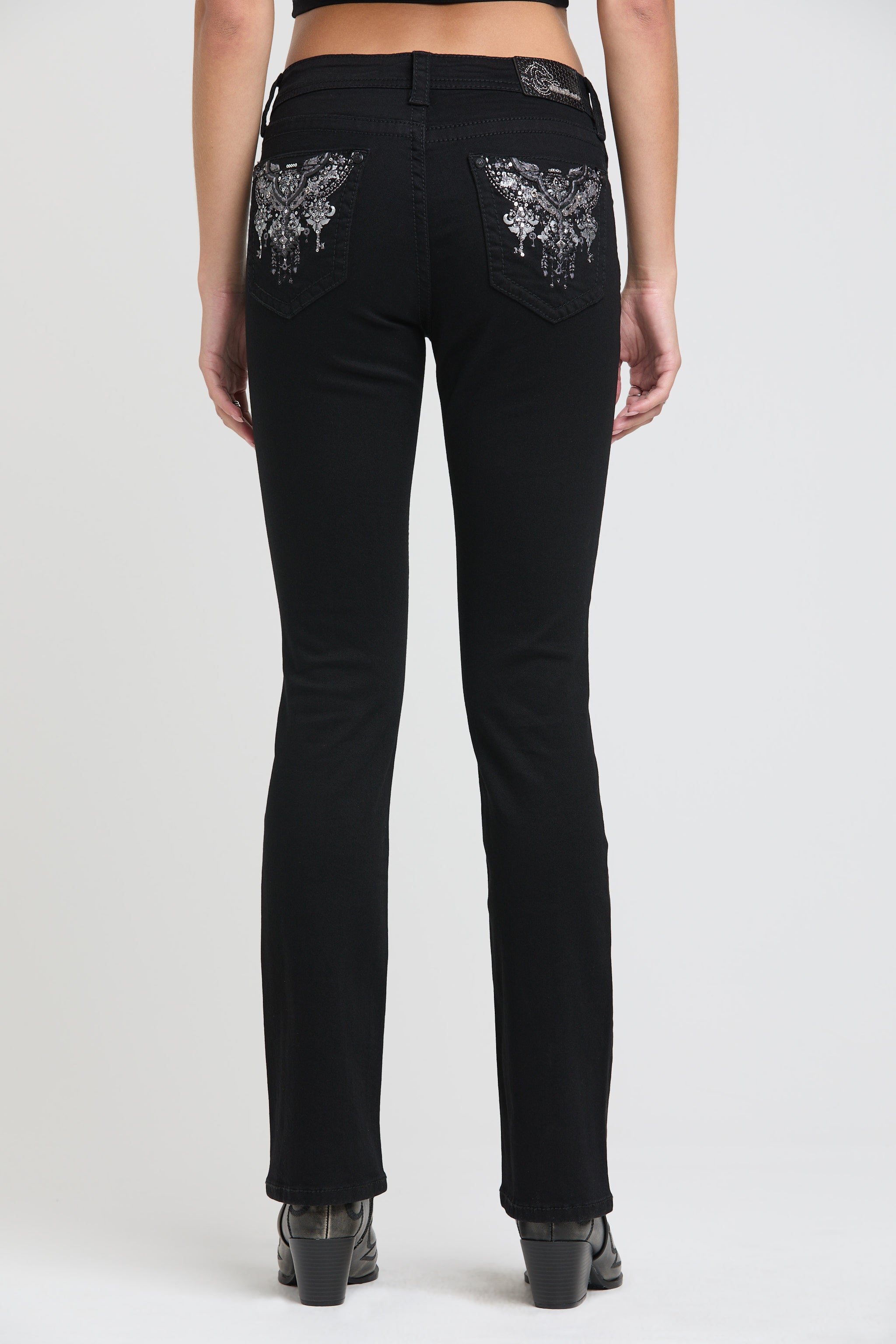 Aztec Modify Black Bootcut Jeans