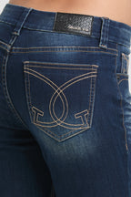 Double "G" Simple Stitches Bootcut Jeans