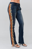 Tassel Trim Cowgirl Jeans Grace in LA