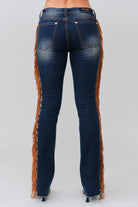 Tassel Trim Cowgirl Jeans Grace in LA