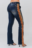 Tassel Trim Cowgirl Jeans Grace in LA