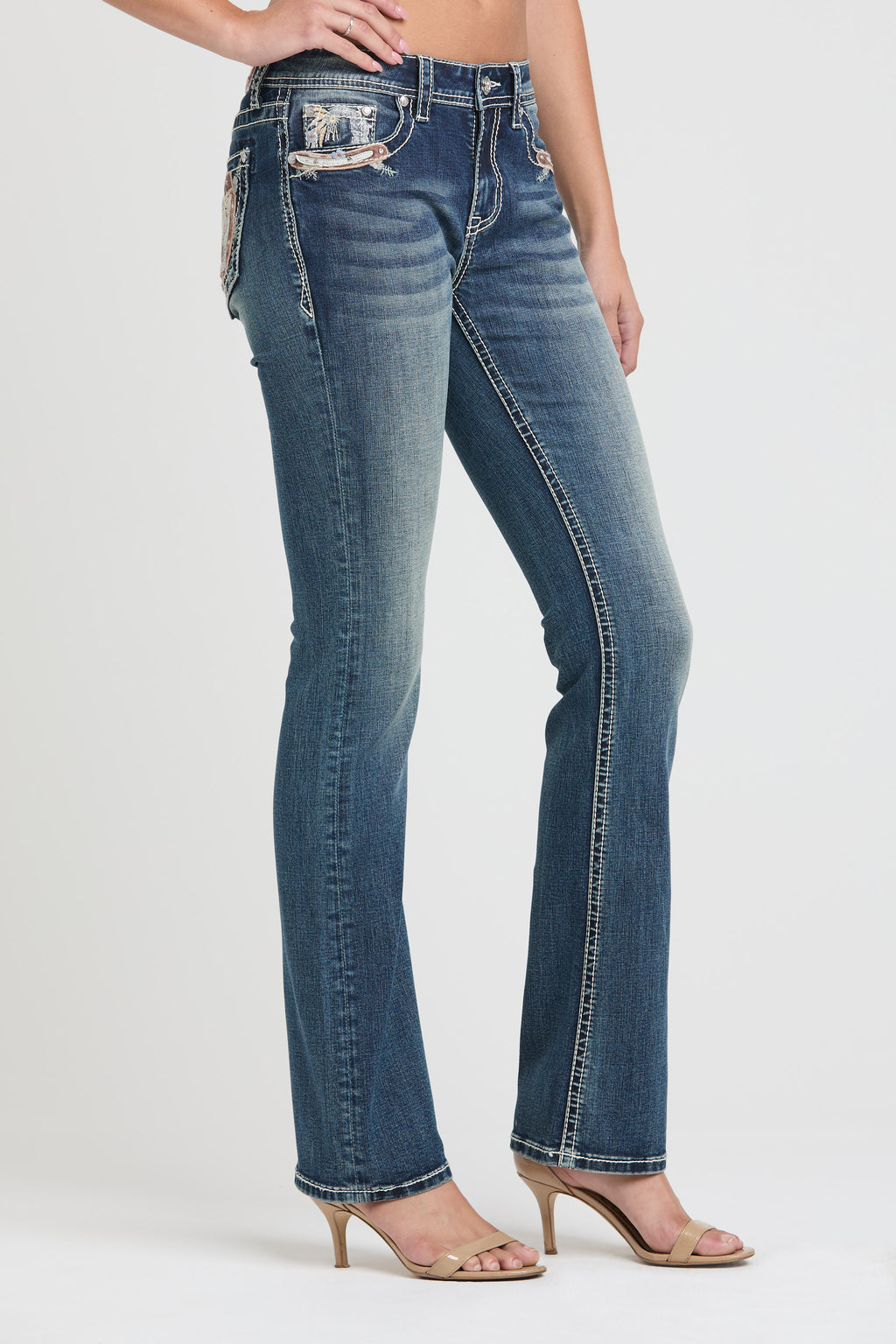 Horse Shoe Modify Bootcut Jeans