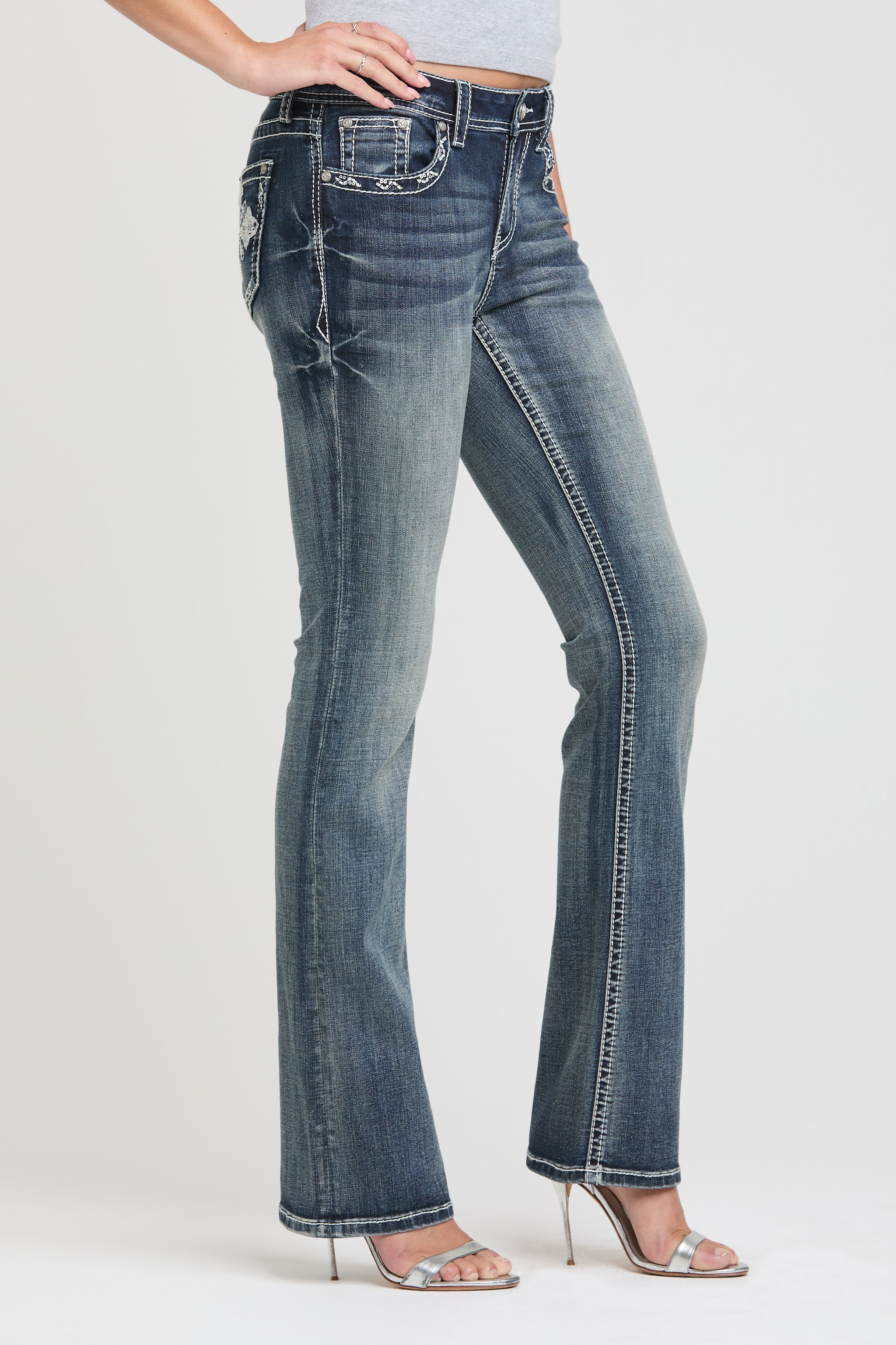 Cross Modify Bootcut Jeans