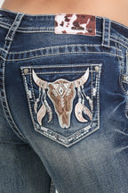 Steer Head Modify Bootcut Jeans