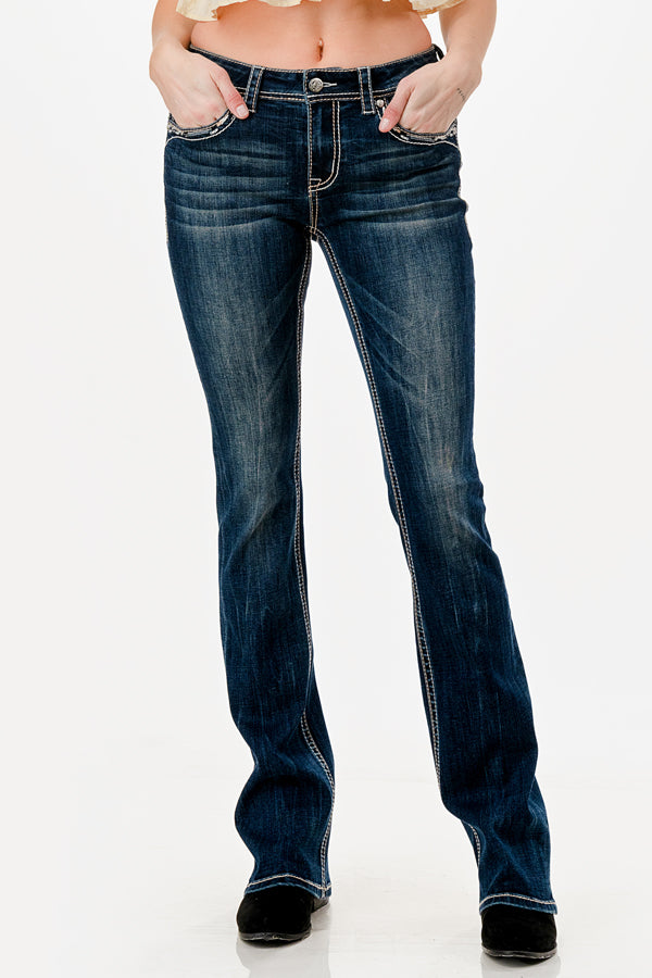 Flu De Lee Modify  Bootcut Jeans