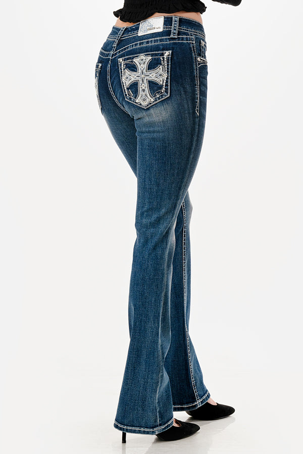 Cross Modify  Bootcut Jeans