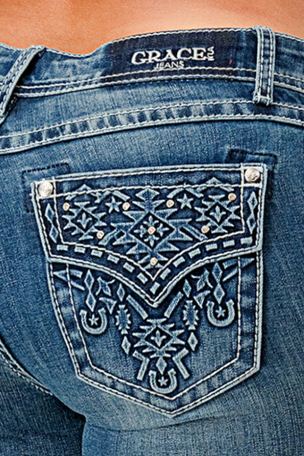Aztec 3D Modify Bootcut Jeans