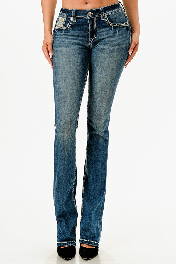 Steer Head Modify Bootcut Jeans