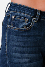 Wing Emboridery  Bootcut Jeans