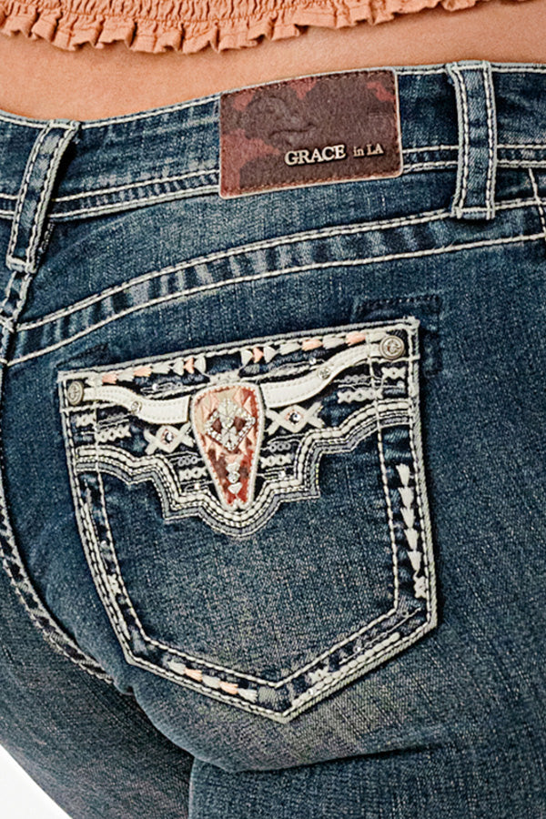 Steer Head Modify Bootcut Jeans