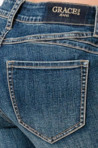 Basic 5 Pockets  Mid Rise Skinny Jeans