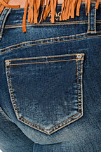 Basic 5 Pockets Mid Rise Skinny Jeans