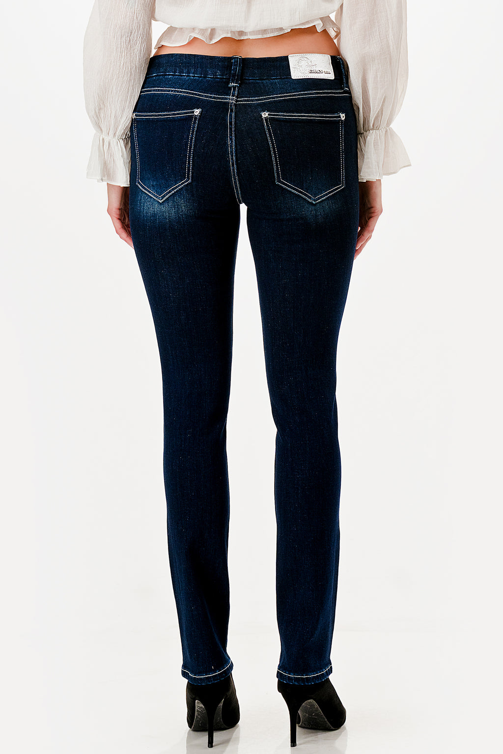 Basic 5 Pockets Straight Leg Jeans