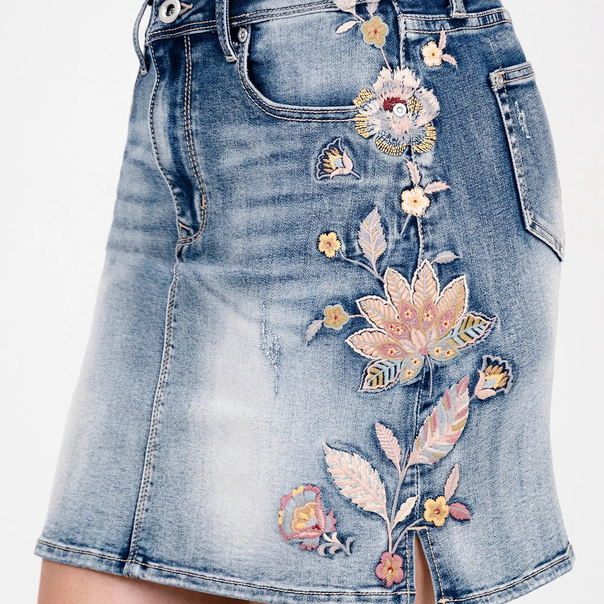 CLANE CIRCLE CUT LAYERED DENIM SKIRT - メルカリ