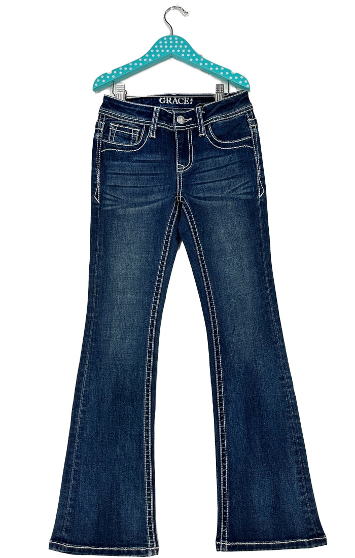 girls bootcut jeans 