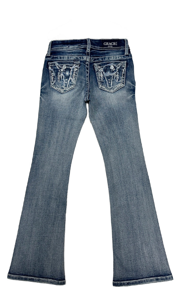 Steer Head Modify Girls Bootcut Jeans