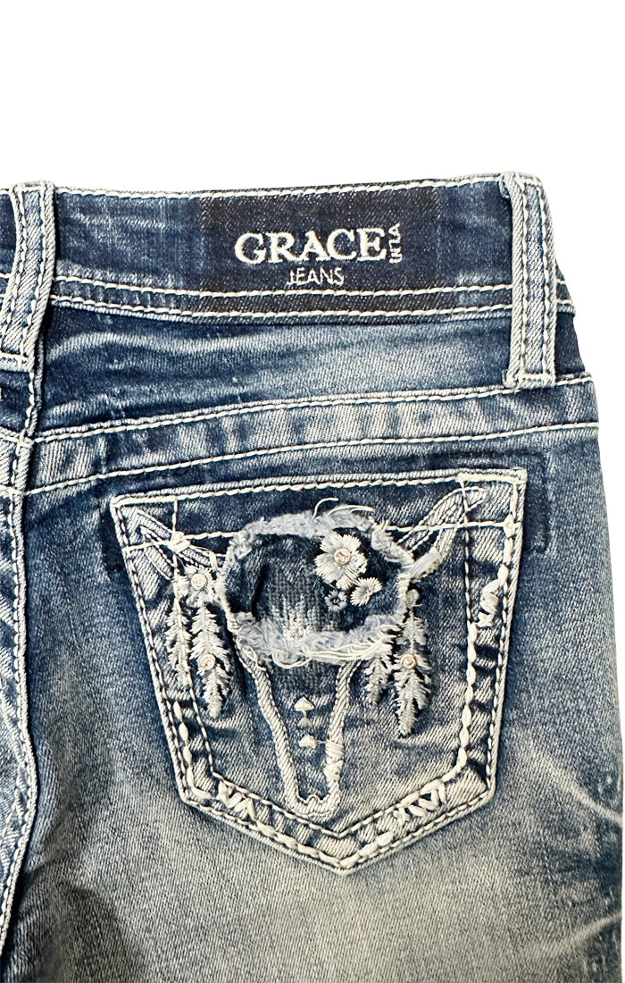 Steer Head Modify Girls Bootcut Jeans