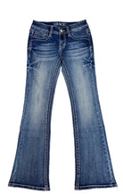 Steer Head Leopard Trims A little Girls Bootcut Jeans Grace in LA GIRLS