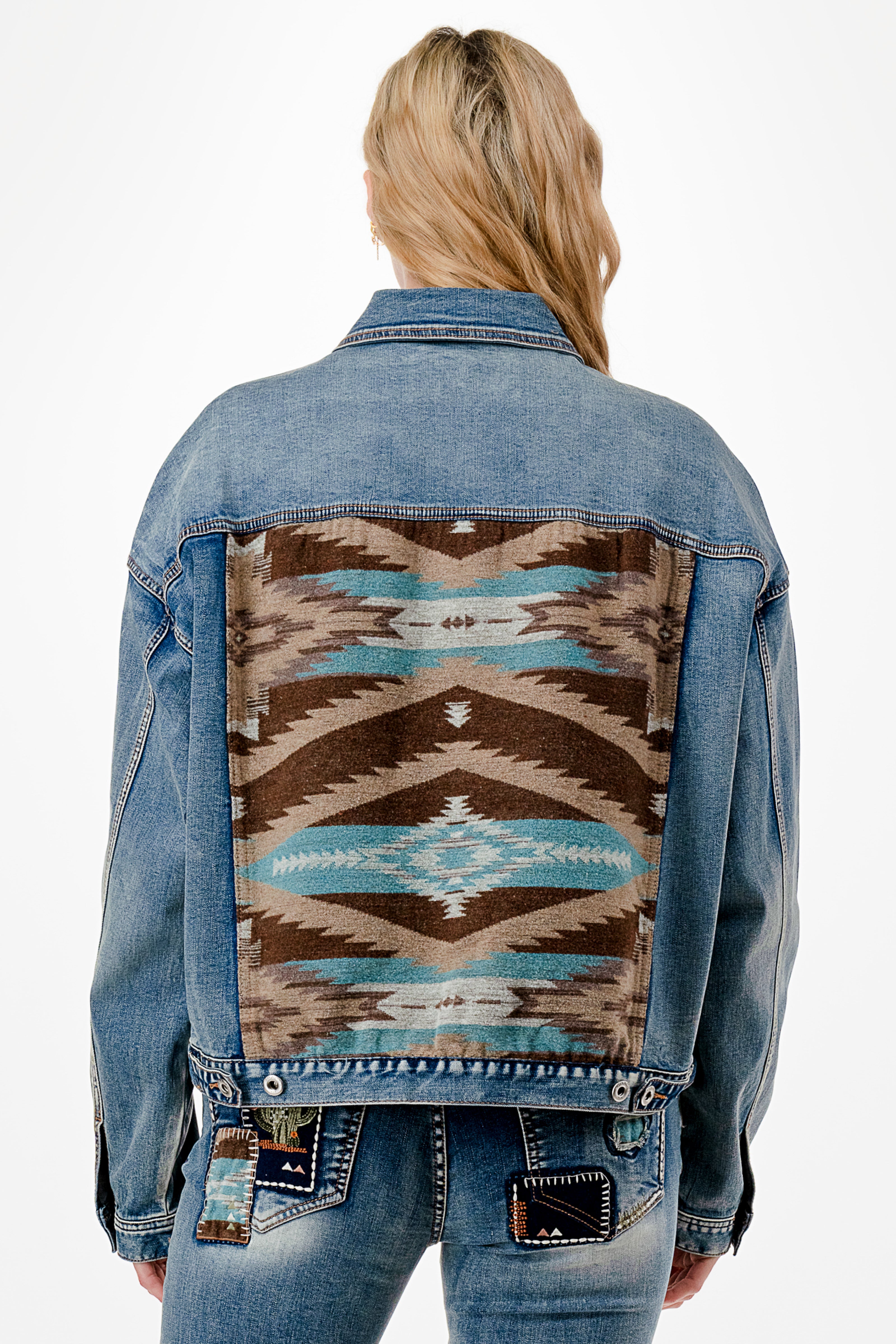 Western Embroidery Women's Denim Jacket